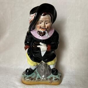 Charming Vintage Ceramic Toby Jug: Bearded 18th-Century Gentleman Figurine